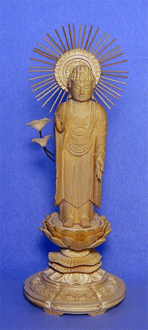 桧 御本尊 阿弥陀如来（浄土真宗東本願寺派）